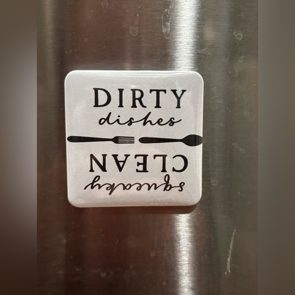 Reversible Dirty Clean Dishwasher Magnet